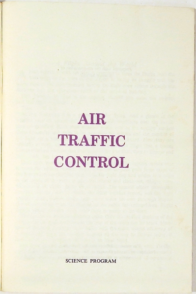 Image: booklet: Air Traffic Control