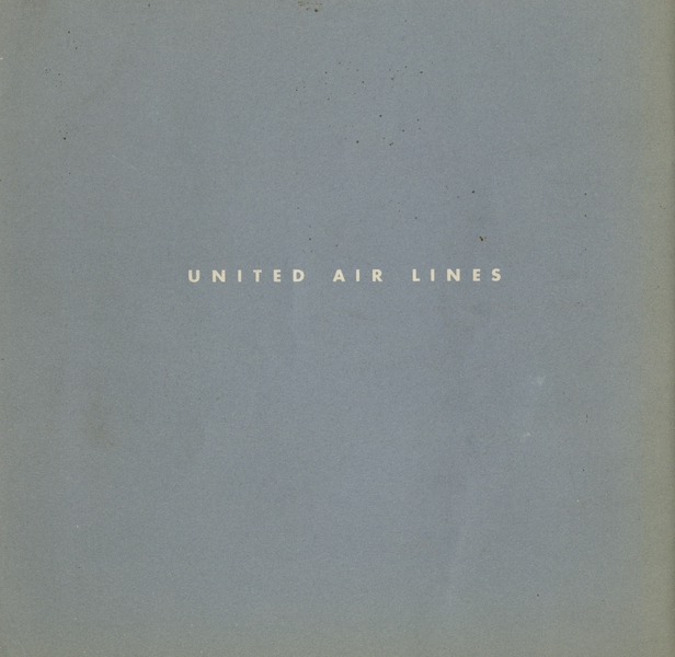 Image: brochure: United Air Lines