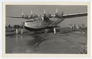 Image: photograph: Pan American Airways, Martin M-130 “China Clipper” at Alameda, California