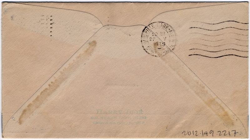 Image: airmail flight cover: Pan American Airways, FAM-18, first airmail flight, New York - Marseilles route