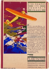 Image: advertisement: New York, Rio & Buenos Aires Line (NYRBA), Consolidated Aircraft Corporation Commodore and Fleetster