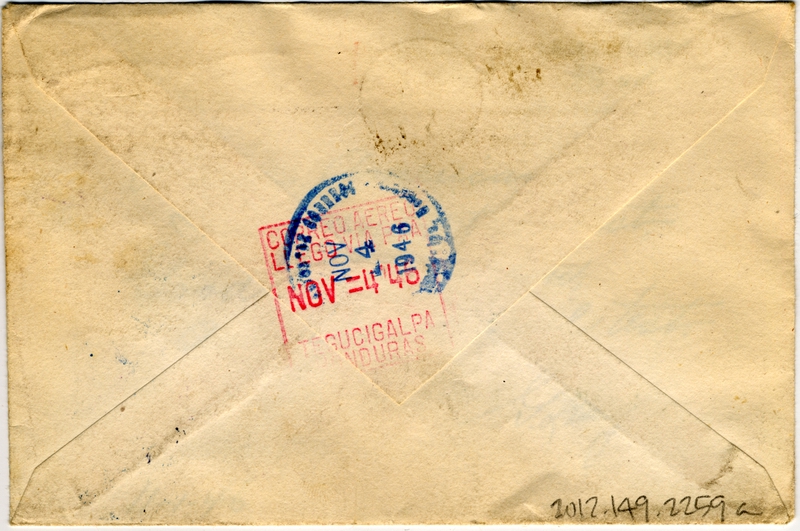 Image: airmail flight cover: Pan American Airways, 1946 airmail test