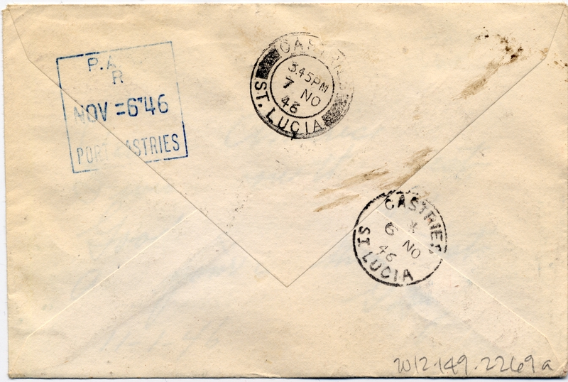 Image: airmail flight cover: Pan American Airways, 1946 airmail test