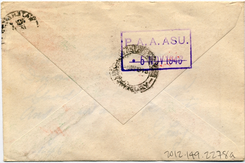 Image: airmail flight cover: Pan American Airways, 1946 airmail test