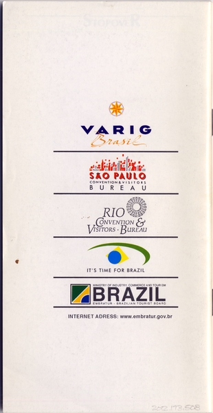 Image: tour package brochure: VARIG
