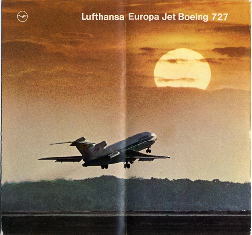 Brochure: Lufthansa, Boeing 727