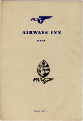 Image: menu: Pan American Airways Inn, Guam