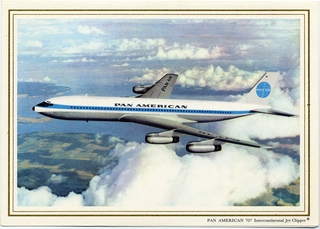 Image: menu: Pan American World Airways, Rainbow (Economy) Class