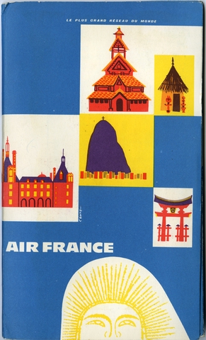 Flight information packet: Air France, Boeing, Caravelle