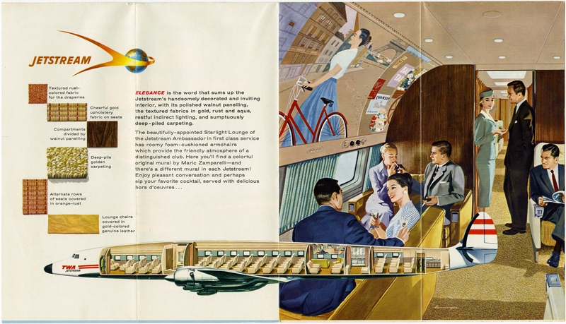 Image: brochure: TWA (Trans World Airlines), Lockheed L-1649 Starliner