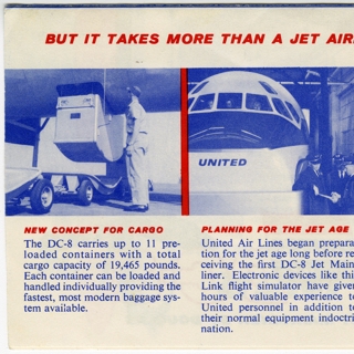 Image #3: brochure: United Air Lines, Douglas DC-8