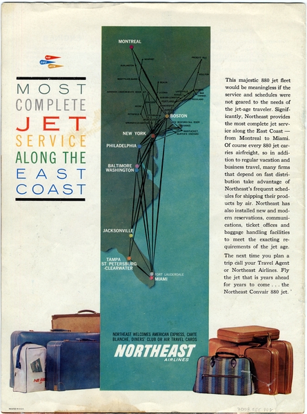Image: brochure: Northeast Airlines