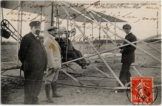 Image: postcard: Wright brothers flyer