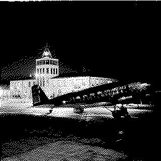 postcard: San Francisco Airport, Douglas DC-2
