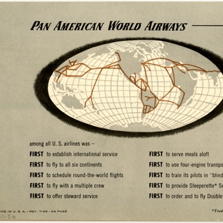 Image #7: flight information packet: Pan American World Airways