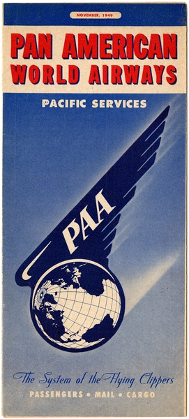 Image: flight information packet: Pan American World Airways
