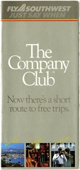 Image: mileage program information: Southwest Airlines, The Company Club