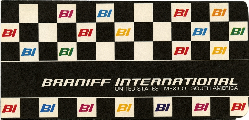 Image: ticket jacket: Braniff International