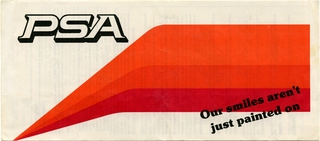 ticket jacket: Pacific Southwest Airlines (PSA)