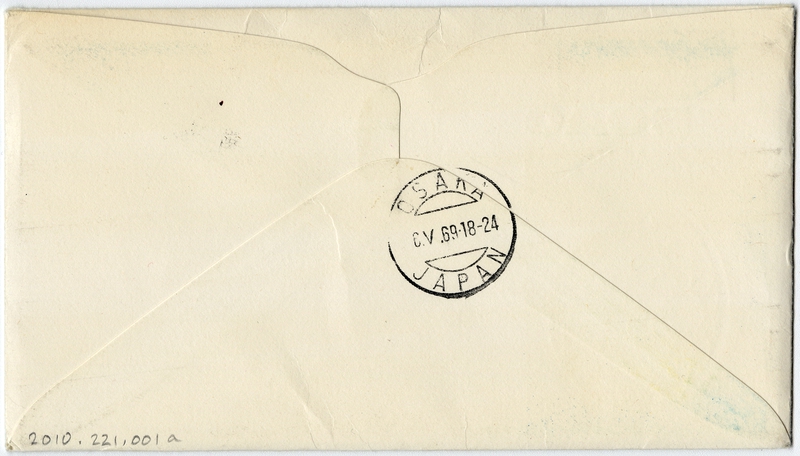 Image: airmail flight cover: BOAC (British Overseas Airways Corporation), first polar flight