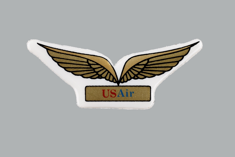 Image: children's souvenir sticker wings: USAir