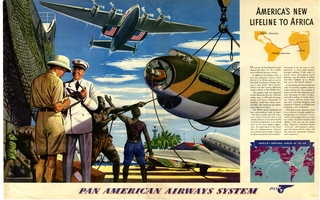 Image: advertisement: Pan American Airways