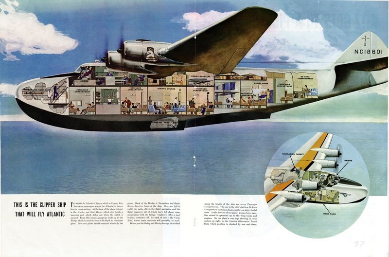 Image: advertisement: Pan American Airways