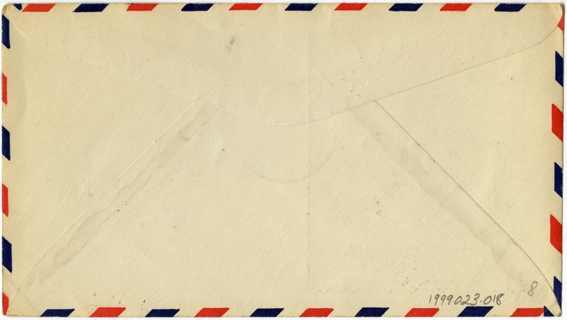 Image: airmail flight cover: Dr. J.D. Brock, Midwest Philatelic Society