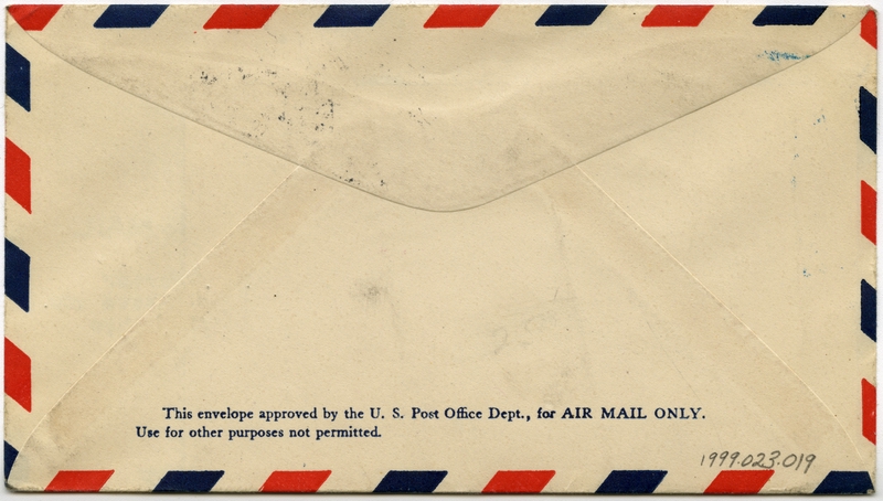 Image: airmail flight cover: Hornets Nest Post No. 9, American Legion Air Show, Charlotte, North Carolina