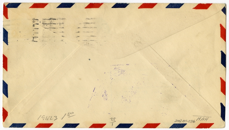 Image: airmail flight cover: First airmail flight, AM-19, Charleston