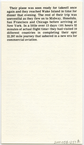 Image: airmail flight cover: Pan American World Airways