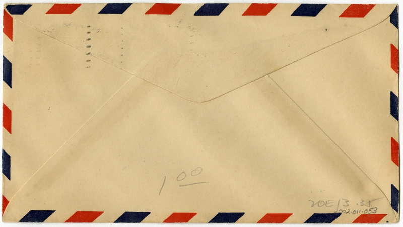 Image: airmail flight cover: First airmail flight, AM-20, Texarkana