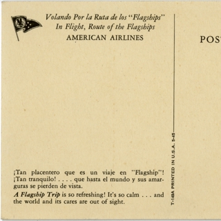 Image #12: flight information packet: American Airlines, Douglas DC-3