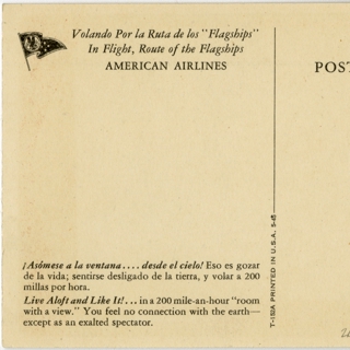 Image #2: flight information packet: American Airlines, Douglas DC-3