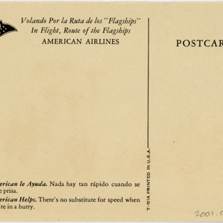 Image #19: flight information packet: American Airlines, Douglas DC-3