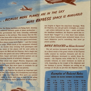 Image #20: flight information packet: American Airlines, Douglas DC-3