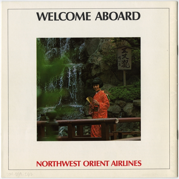 Image: flight information brochure: Northwest Orient Airlines