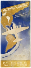 Image: timetable: Pan American Airways, Atlantic / Pacific