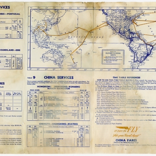 Image #4: timetable: Pan American Airways, Atlantic / Pacific