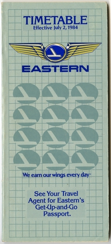 Timetable: Eastern Air Lines
