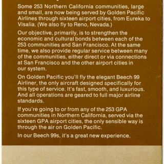 Image #2: timetable: Golden Pacific Airlines