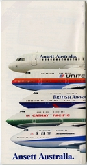 Image: timetable: Ansett Airlines of Australia