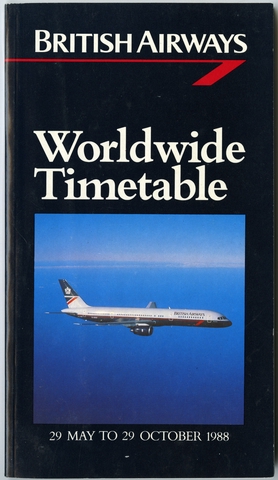 Timetable: British Airways