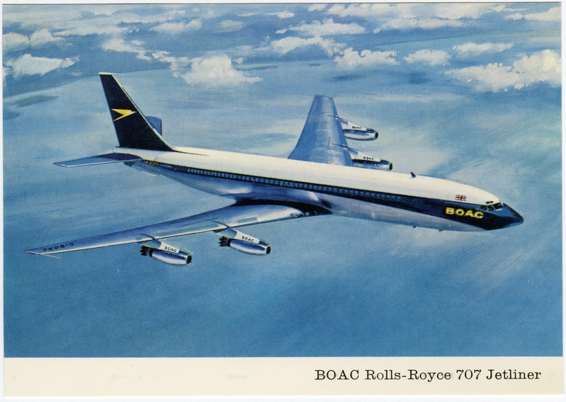 Image: flight information packet: BOAC (British Overseas Airways Corporation) and BOAC Cunard