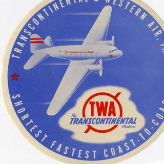 Image #20: flight information packet: Transcontinental & Western Air (TWA), Douglas DC-3