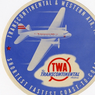 Image #12: flight information packet: Transcontinental & Western Air (TWA), Douglas DC-3