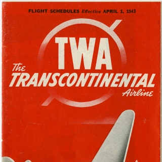Image #13: flight information packet: Transcontinental & Western Air (TWA), Douglas DC-3