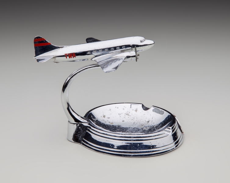 Image: ashtray: Transcontinental & Western Air (TWA), Douglas DC-3