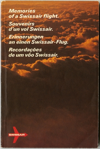 Flight information booklet: Swissair