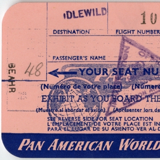 Image #5: flight information packet: Pan American World Airways, Boeing 377 Stratocruiser
